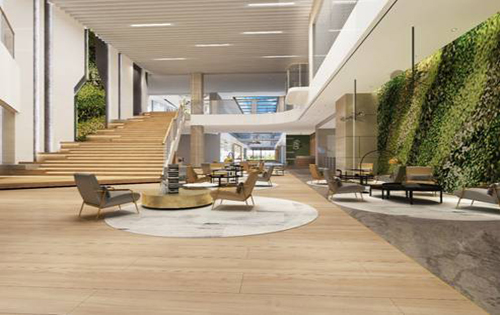 龙湖蓝海引擎产业园内景